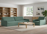 Sofa Set 2 pcs Sea Green Velvet 3433240
