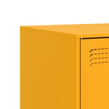 TV Cabinet Mustard Yellow 67x39x44 cm Steel 841637