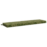 2-Piece Bench Cushions SOEST 2 pcs 100% Polyester Leaf Design 949879