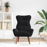 Relaxing Chair Black 69 x 74 x 93 cm Velvet 42001840