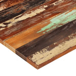 ZNTS Rectangular Table Top 60x120 cm 25-27 mm Solid Reclaimed Wood 286057