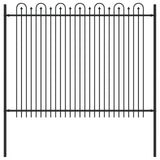 Spike Arch Fence DRONTEN Black 42030094