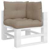 Pallet Cushions 3 pcs Taupe Fabric 360863
