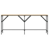 Console Table Sonoma Oak 180x29x75 cm Engineered Wood 837763