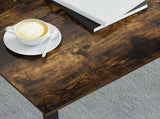 Coffee Table Smoke Oak 80 x 80 x 45 cm Engineered Wood 892580