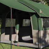 Family Tent 4-Person Green and White 324 x 255 x 230 cm 42004083