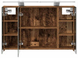 Bathroom Mirror Cabinet Old Wood 60 x 14.5 x 50 cm 889085