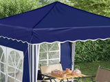 Pop-up Party Tent 195 x 195 x 245 cm Blue Oxford Fabric 42019725