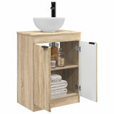 Bathroom Vanity with Sink Sonoma Oak 54 x 35 x 83 cm 890140
