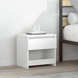 Bedside Cabinets 2 pcs White 40x30x39 cm Engineered Wood 803444