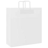 Paper Bags 50 pcs with Handles White 45x17x48 cm 4101835