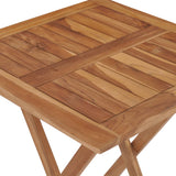 3 Piece Garden Dining Set Solid Wood Teak 3087189