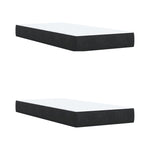 Box Spring Bed with Mattress Black 200x200 cm Velvet 3290998