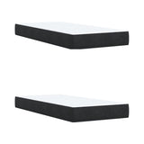 Box Spring Bed with Mattress Black 200x200 cm Velvet 3290998