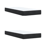 Box Spring Bed with Mattress Black 200x200 cm Velvet 3291010