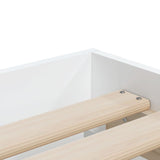 Bed Frame with Drawers without Mattress White 90x200 cm 3207294