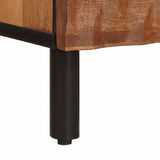 Bedside Cabinet Brown 50 x 33 x 60 cm Solid Mango Wood 4017911