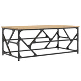 Coffee Table Sonoma Oak 100x50x40 cm Engineered Wood 834126