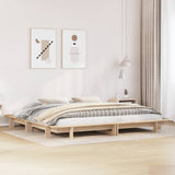 Bed Frame without Mattress 180x200 cm Super King Solid Wood Pine 3302264