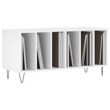Record Cabinet White 100x38x48 cm Engineered Wood 831748