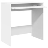 Desk with Drawer White 77.5 x 43 x 79 cm Engineered Wood 869514