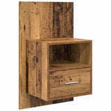 Headboard with Cabinet 3 pcs Old Wood Engineered Wood 3415675