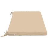 2-Piece Bench Cushions SOEST 2 pcs 100% Polyester Cream 949335