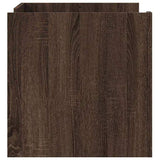 Coffee Table Brown Oak 80x50x50 cm Engineered Wood 848345
