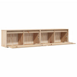 Wall Cabinets 2 pcs 80x30x35 cm Solid Wood Pine 813456