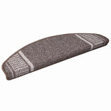 Self-adhesive Stair Mats 15 pcs Brown 65 x 21 x 4 cm 42011454