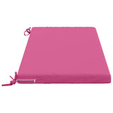 2-Piece Bench Cushions SOEST 2 pcs 100% Polyester Pink 949303