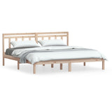3100609 Bed Frame without Mattress Solid Wood 200x200 cm