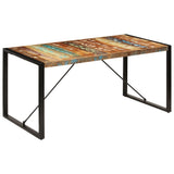 Dining Table 160x80x75 cm Solid Reclaimed Wood 247418
