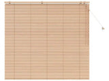 Venetian Blind Oak Look 140 x 160 cm 35 mm Solid Paulownia Wood 42015349