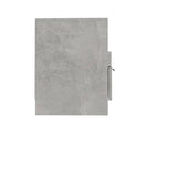 TV Cabinet Concrete Grey 150x33.5x45 cm Engineered Wood 811461