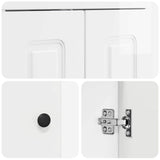 Bathroom Furniture Set High Gloss White 56 x 37.5 x 81 cm 3404168