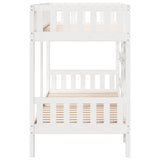Bunk Bed White 90x200 cm Solid Wood Pine 3308602