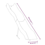 Play Slide Blue 210x40 cm Polypropylene 826599
