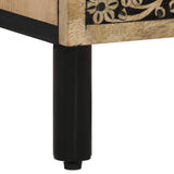 Bedside Cabinet 50x33x60 cm Solid Wood Mango 358222