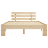 Bed Frame without Mattress Solid Pine Wood 120x200 cm 283162