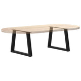 Coffee Table Legs V-Shape 2 pcs Black 70x cm Steel 4012556