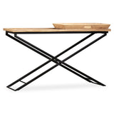 Console Table Solid Mango Wood 130x40x80 cm 244897