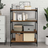 Bookshelf Board 3-Tier 4 pcs 80 x 40 x 1.5 cm Engineered Wood 875060