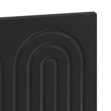Wall-Mounted Headboard ALKMAAR Black Engineered Wood 896306