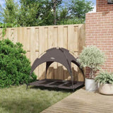 Dog Bed Folding Manual Brown 122 x 93 x 106.5 cm Steel 42008172