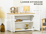Kitchen Sideboard, Storage Cabinet with Double Doors and Adjustable Shelf for Living Room, Entryway, T3398P343017