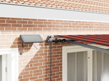 Retractable Awning Orange and brown 300 x 250 cm Fabric 3329942