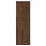 Sideboard with Drawers and Doors Brown Oak 73x31x90 cm 861856