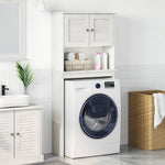 Washing Machine Cabinet with Door VIGO White 72.5 x 27 x 161 cm 4019130
