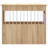 Dog Crate Furniture Sonoma Oak 55x80x68 cm Engineered Wood 838325